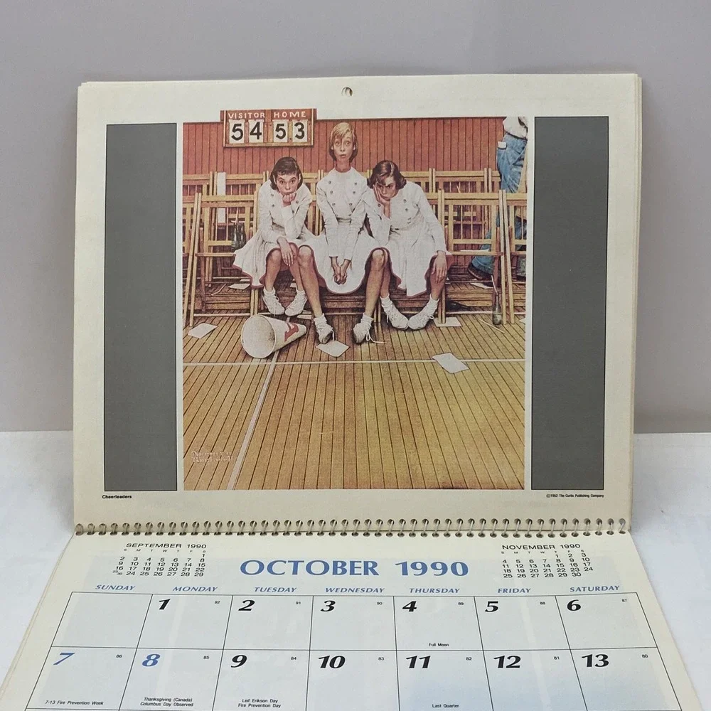 Norman Rockwell 1990 Appointment Calendar